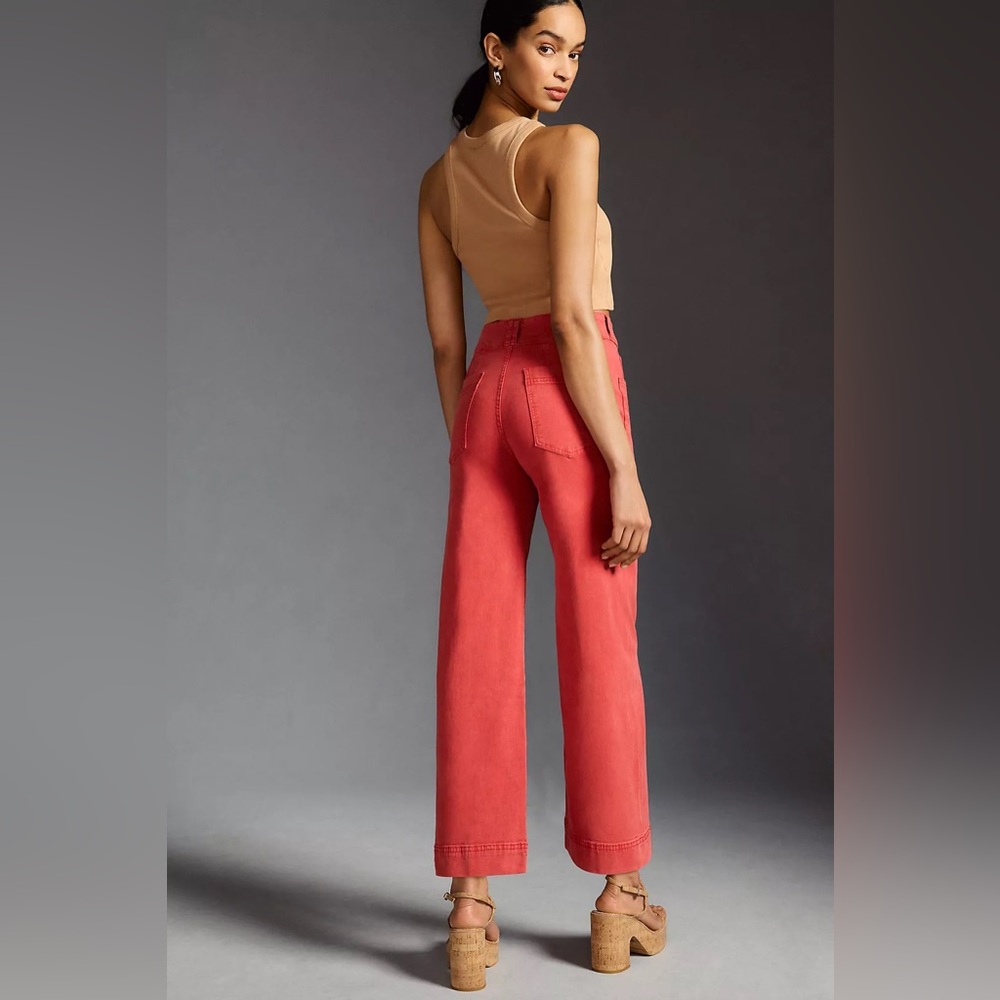 Anthropologie Coral Cropped Jeans - Picture 2 of 7